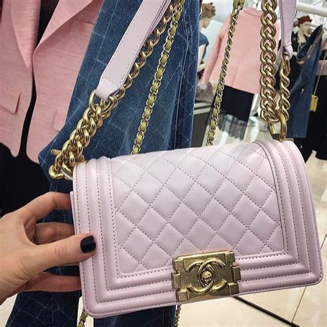 chanel boy pink color|Chanel bag styles.